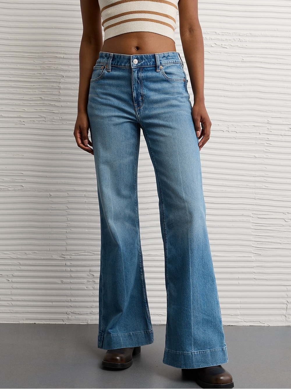 American Eagle Stretch High Waisted Flare Jeans